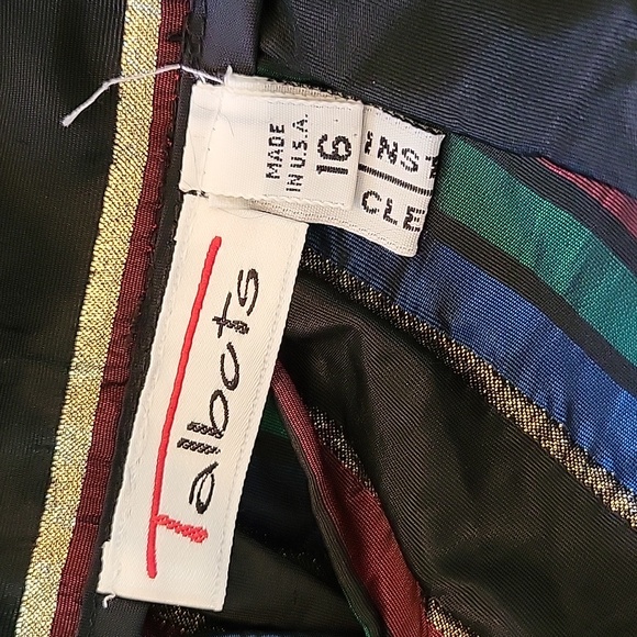 Vtg Talbots Taffeta Skirt - Picture 7 of 9
